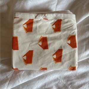 Monica and Andy pumpkin pie swaddle
